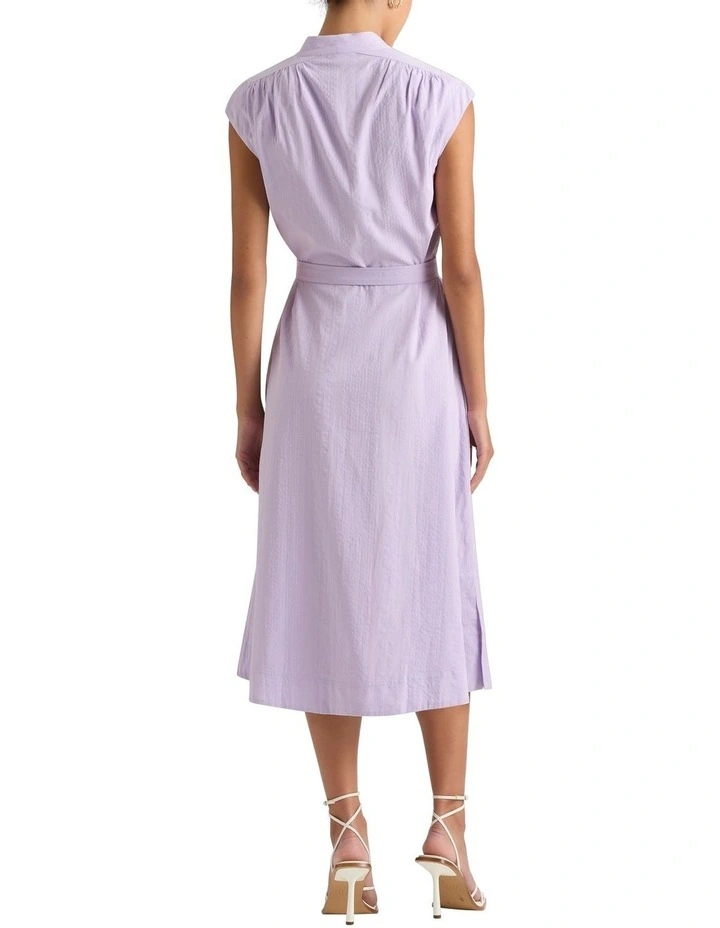 Serena Textured Dress in Wisteria image 3