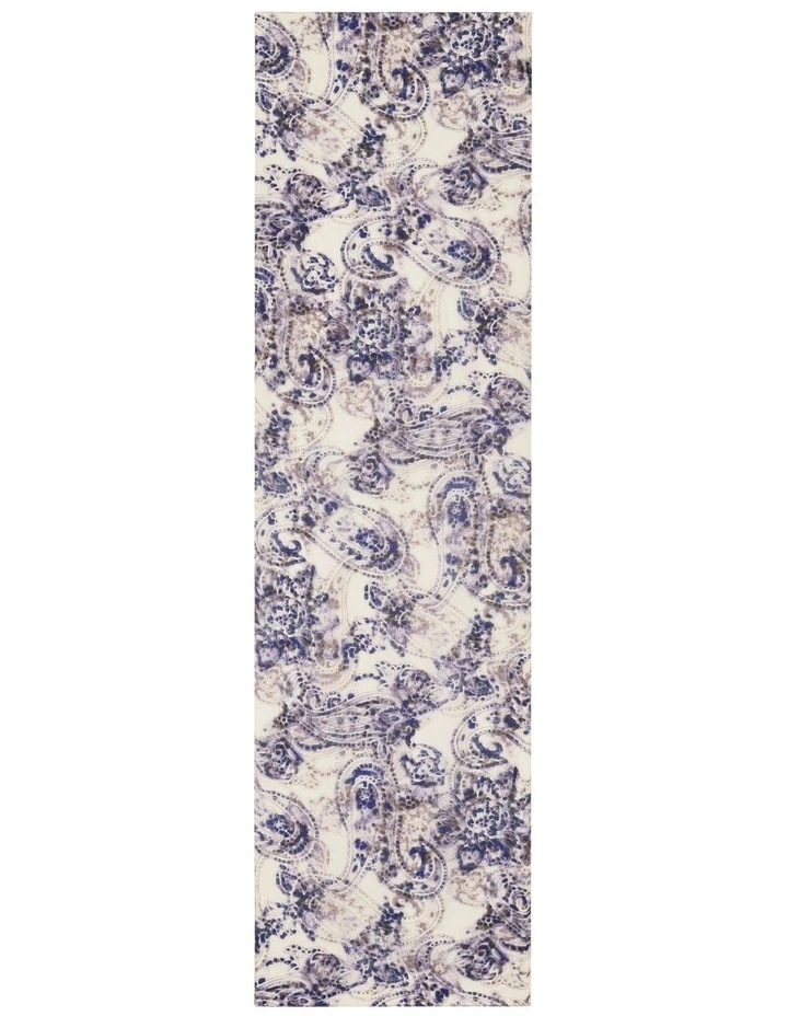 Ravenna Silk Scarf in Marbles Multi image 3