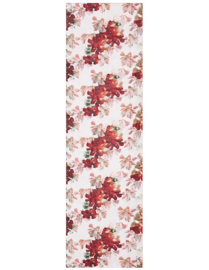 Brigitia Silk Scarf in Beige image 2