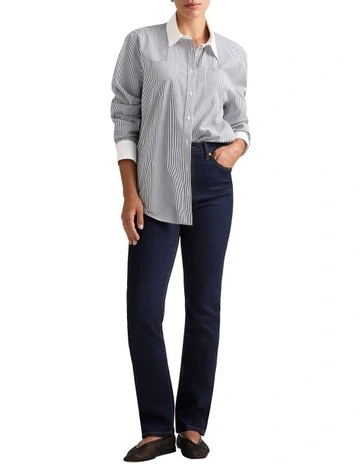 Dakoda Slim Leg Jean in Indigo Rinse