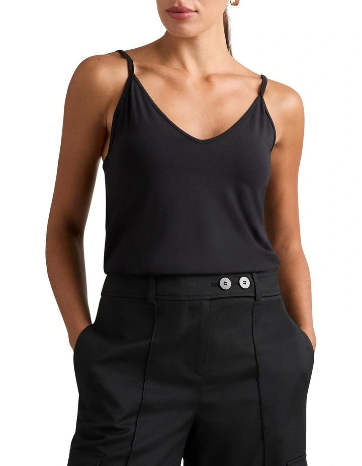 Betsy Bamboo Cami in Black image 1