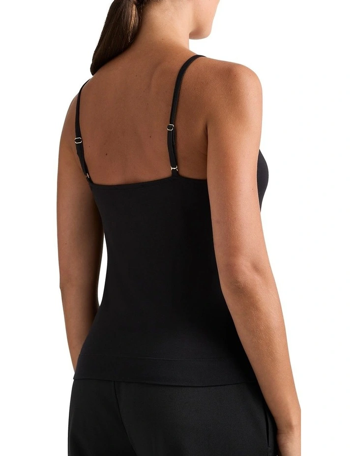 Betsy Bamboo Cami in Black image 4