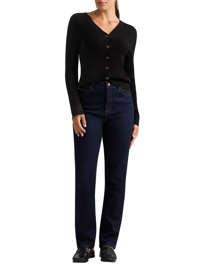 Katana Cardigan in Black image 2