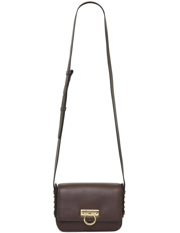 Lumia Leather Crossbody Bag in Fudge image 1