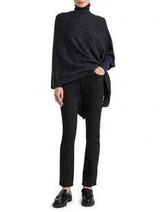 Amanda Slim Leg Jean in Black