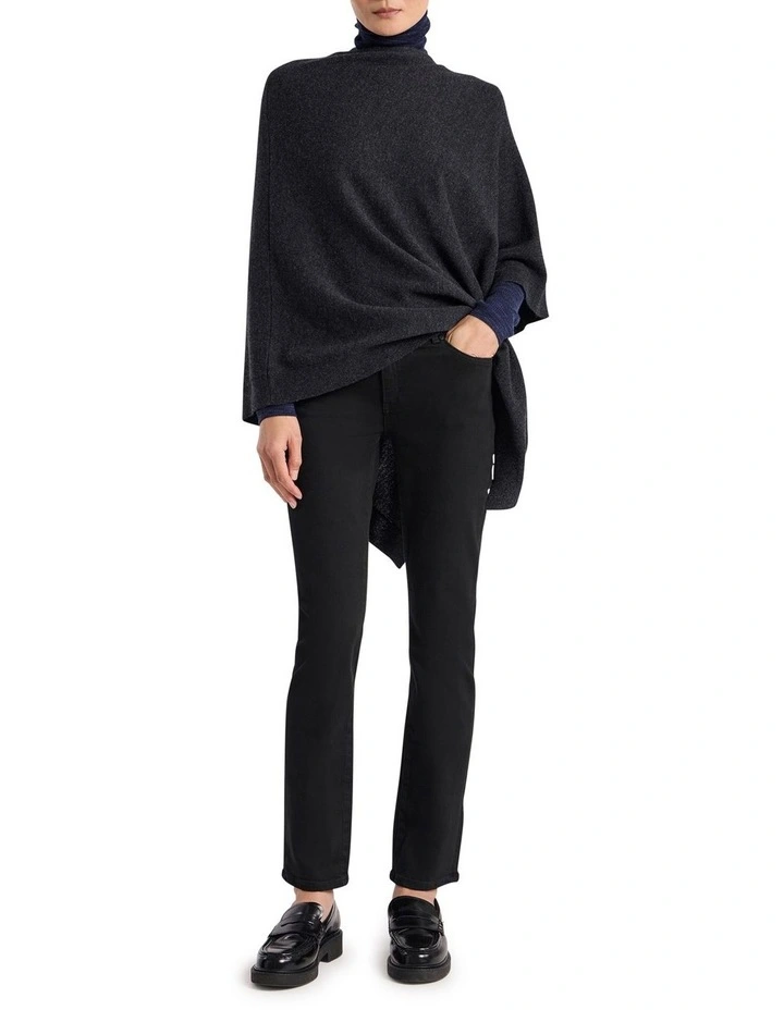 Amanda Slim Leg Jean in Black image 1