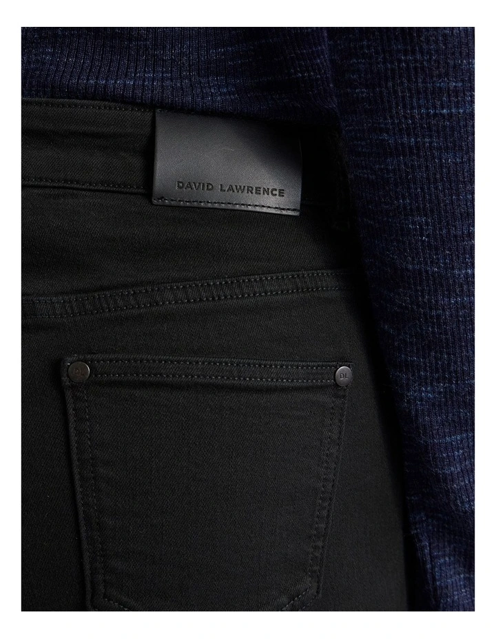 Amanda Slim Leg Jean in Black image 4