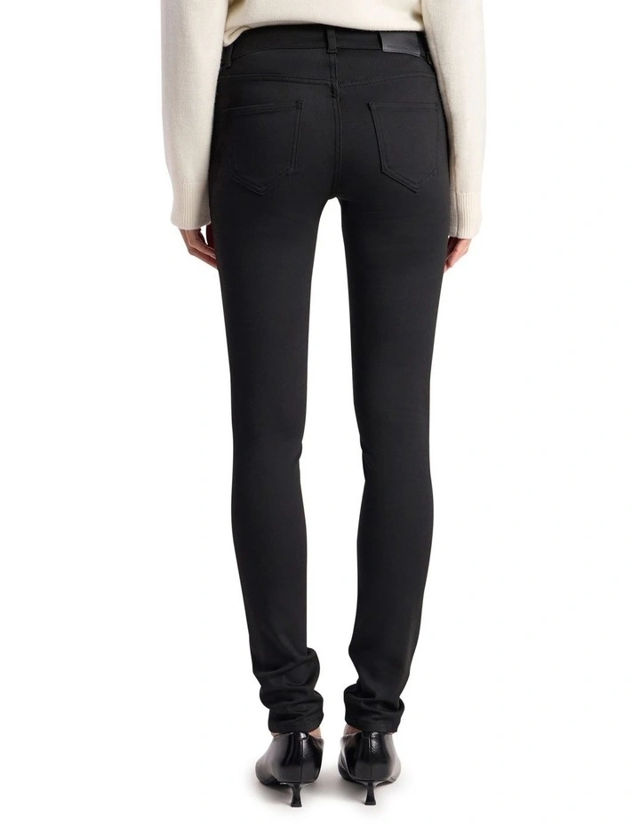 Jackie Skinny Leg Jean in Black image 5