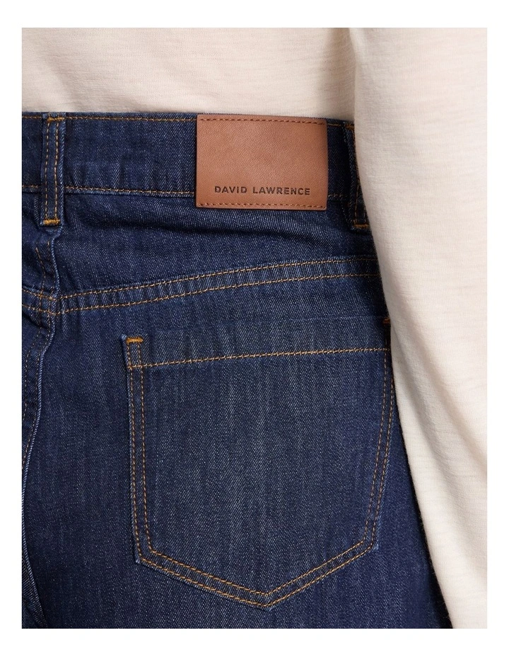 Malta Relaxed Wide Leg Jean in Dark Indigo image 4