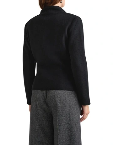 Katrina Felted Wool Jacket in Black