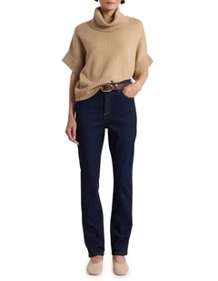 Jo Flare Jeans in Dark Indigo