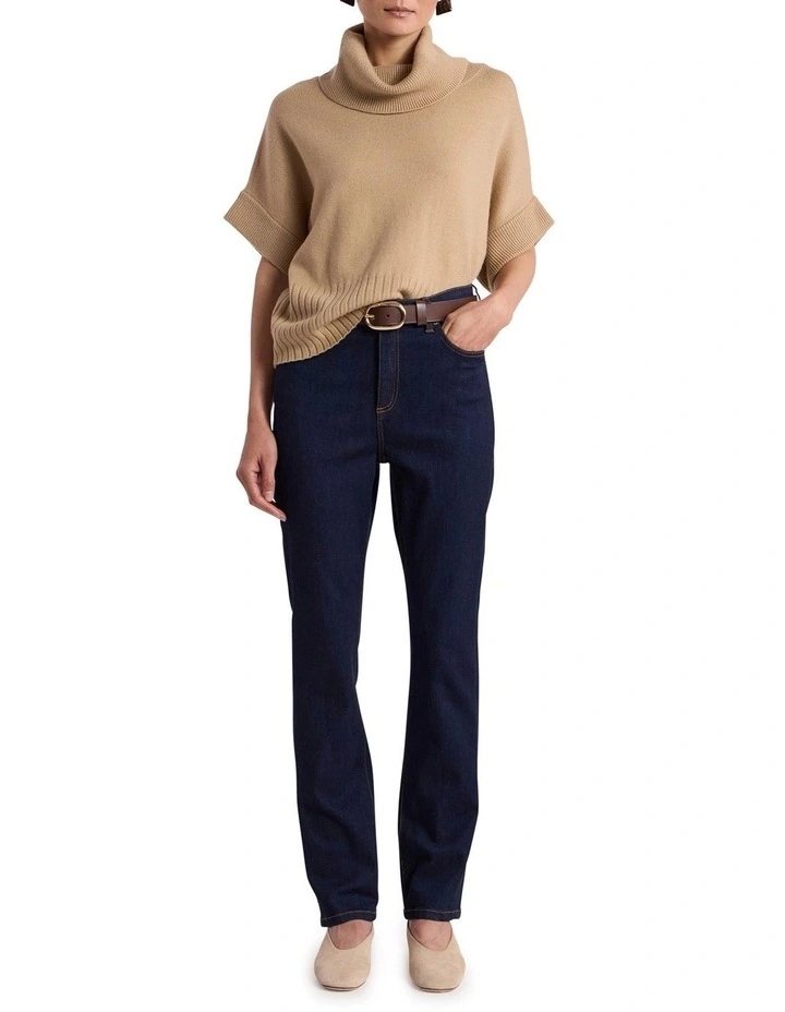 Jo Flare Jeans in Dark Indigo image 1