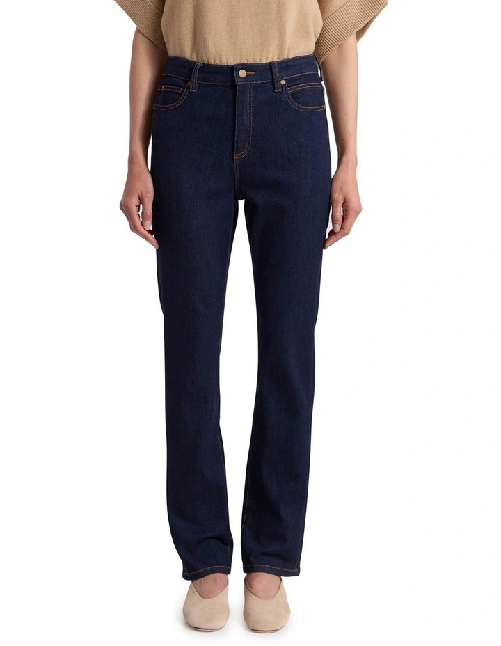 Jo Flare Jeans in Dark Indigo image 2
