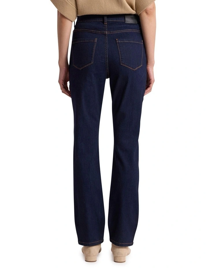 Jo Flare Jeans in Dark Indigo image 5
