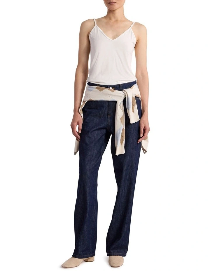 Betsy Bamboo Cami in White image 2