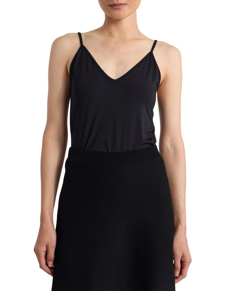 Betsy Bamboo Cami in Black image 1