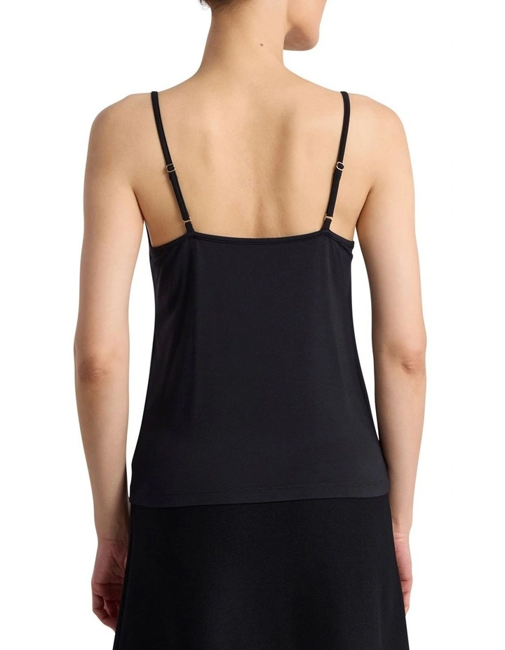 Betsy Bamboo Cami in Black image 4