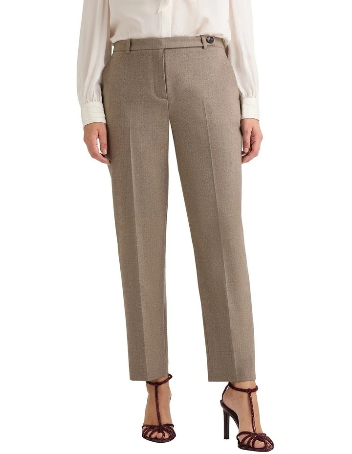 Taro Wool Blend Pant in Beige image 4