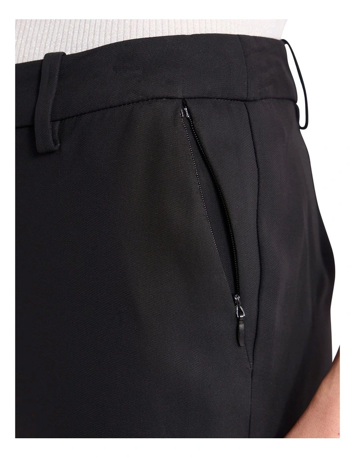 Edna Tapered Pant in Black image 3