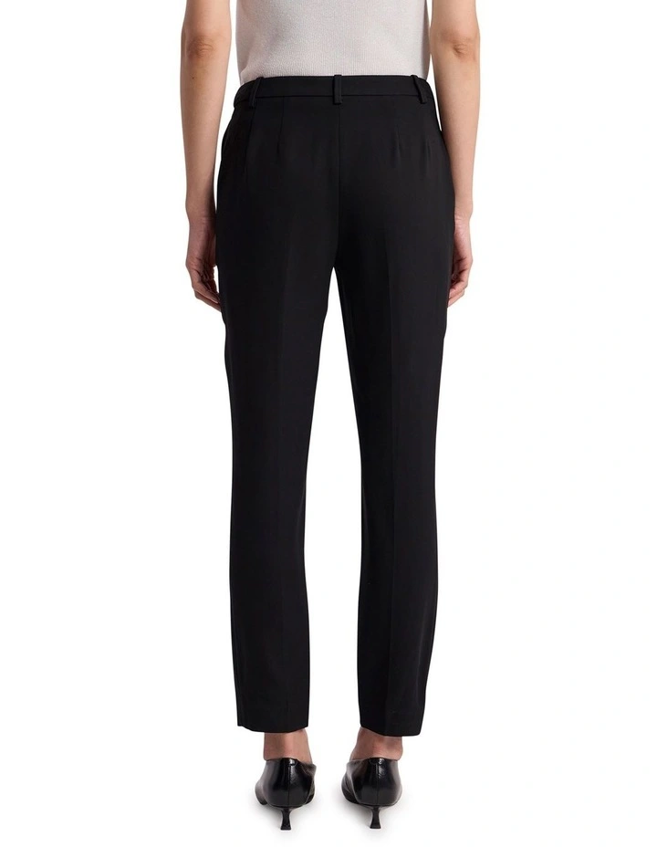Edna Tapered Pant in Black image 4