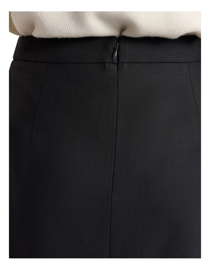 Celeste Pencil Skirt in Black image 4