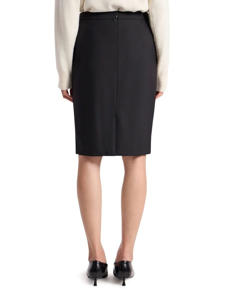 Celeste Pencil Skirt in Black image 5