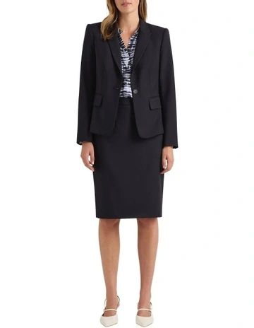 Celeste Pencil Skirt in Ink