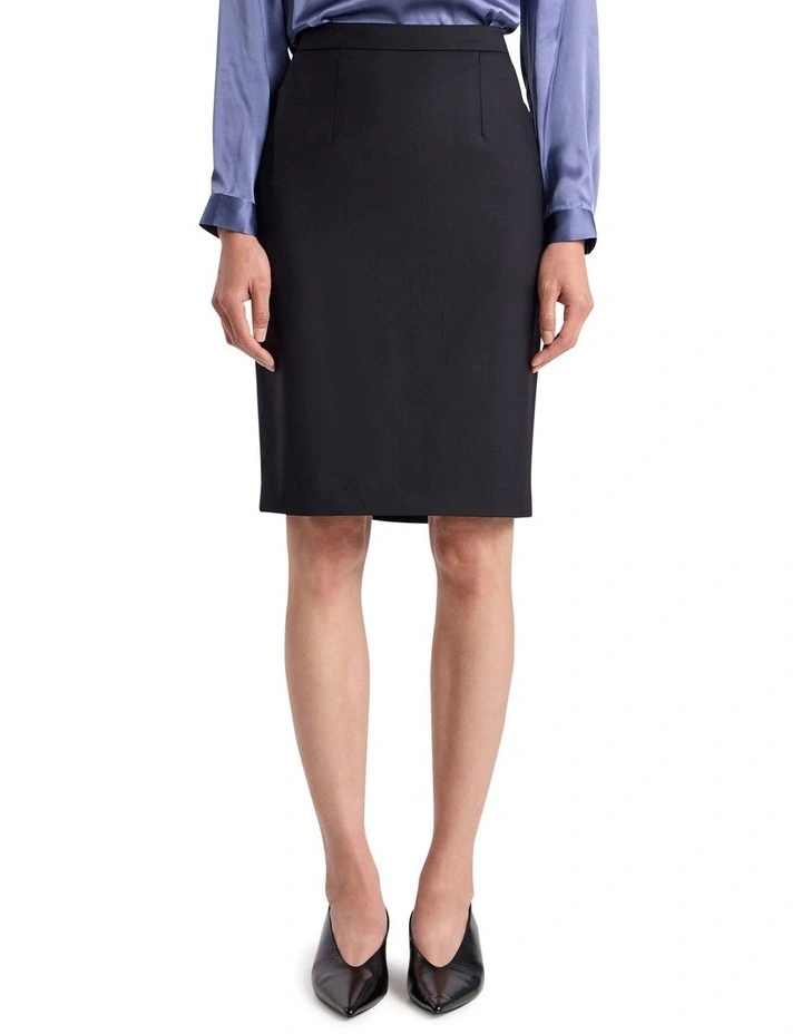Celeste Pencil Skirt in Ink image 2