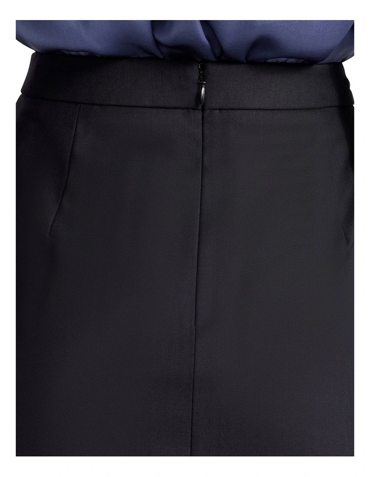 Celeste Pencil Skirt in Ink image 4