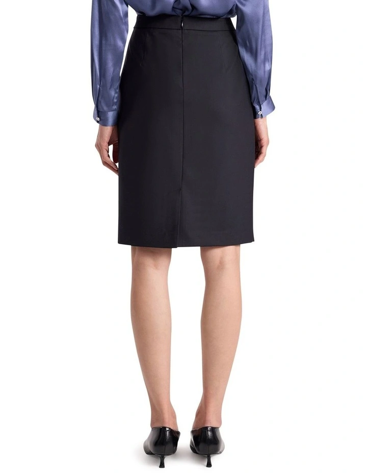 Celeste Pencil Skirt in Ink image 5