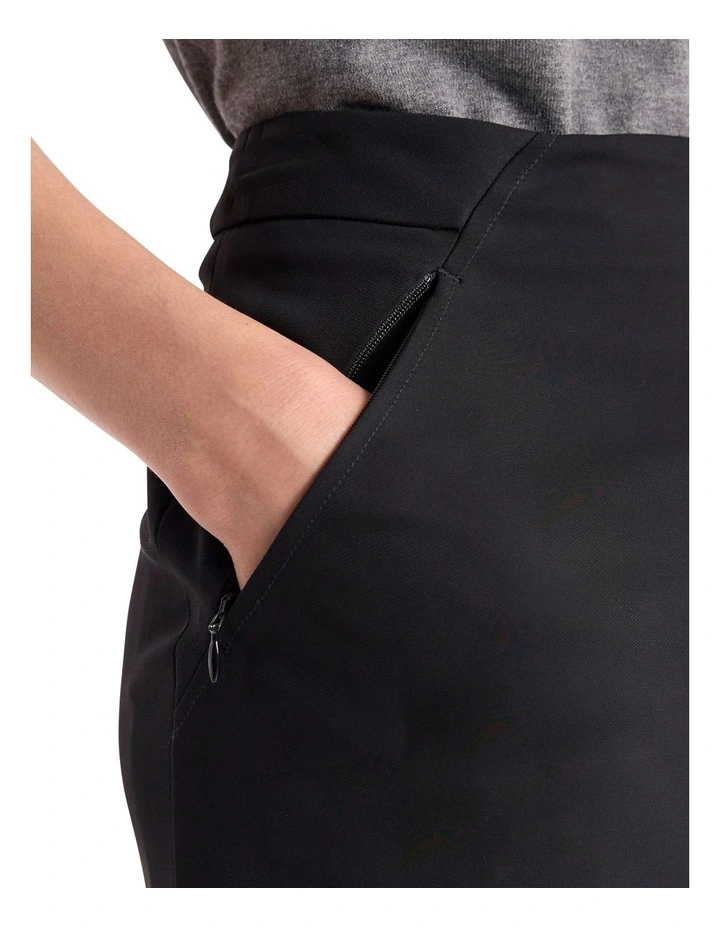 Edna Pencil Skirt in Black image 3