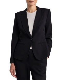 Edna Suit Blazer in Black