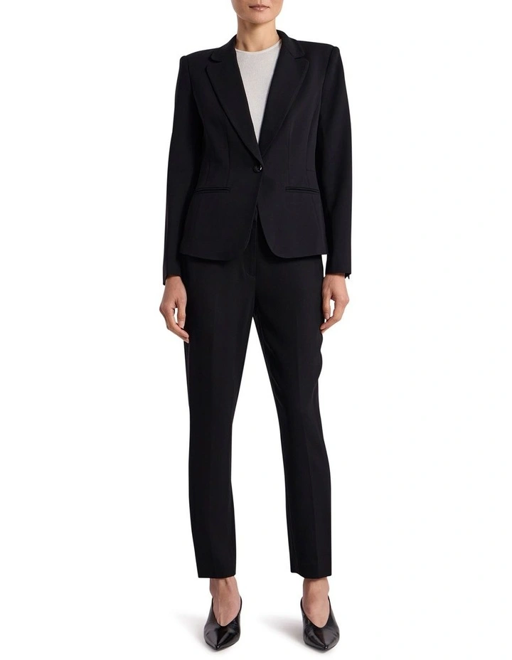 Edna Suit Blazer in Black image 2