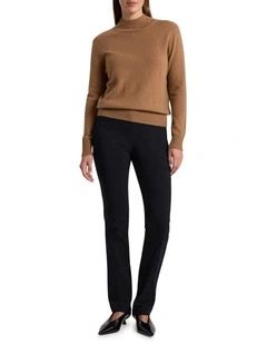 Bennie Bengaline Pant in Black