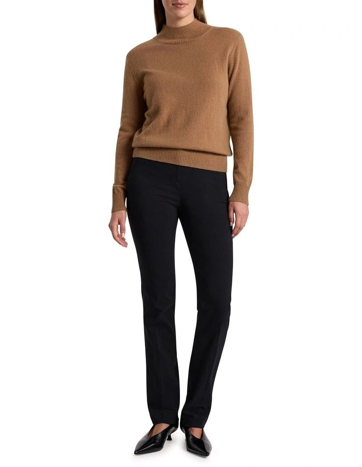 Bennie Bengaline Pant in Black image 1