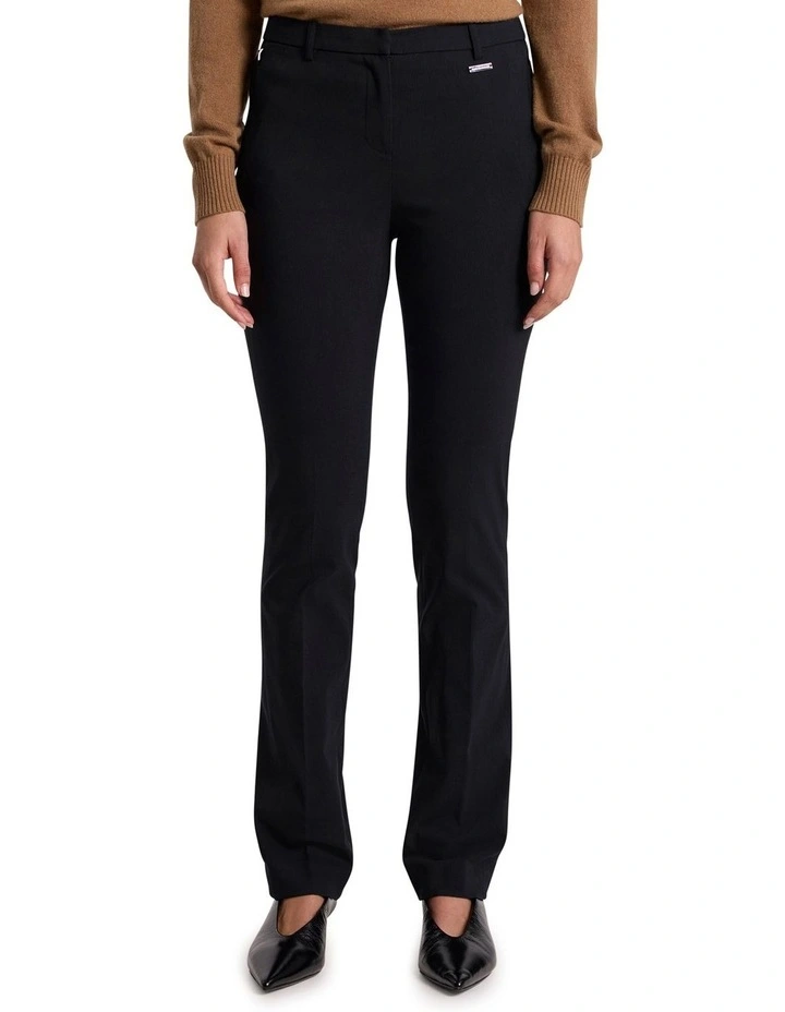 Bennie Bengaline Pant in Black image 2