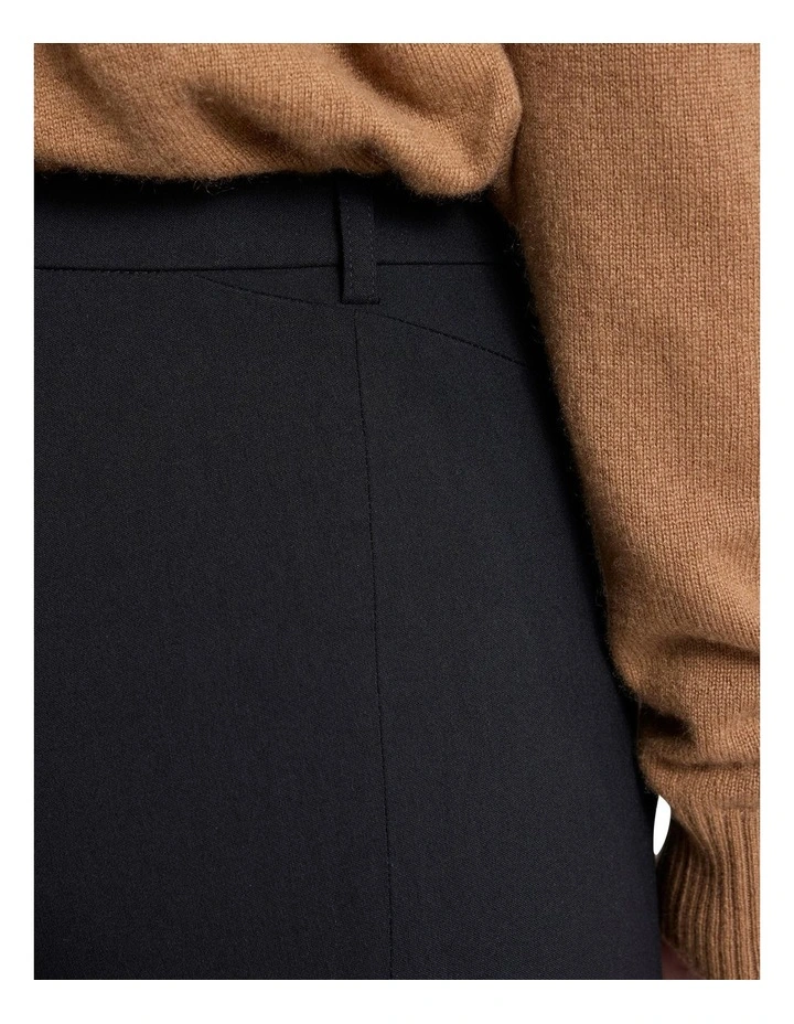 Bennie Bengaline Pant in Black image 4