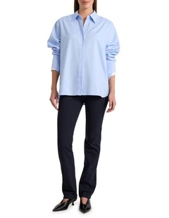 Bennie Bengaline Pant in Ink