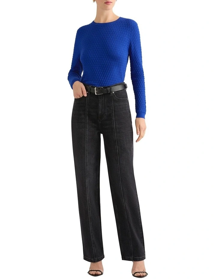 Nola Wool Blend Knit in Royal Blue image 3