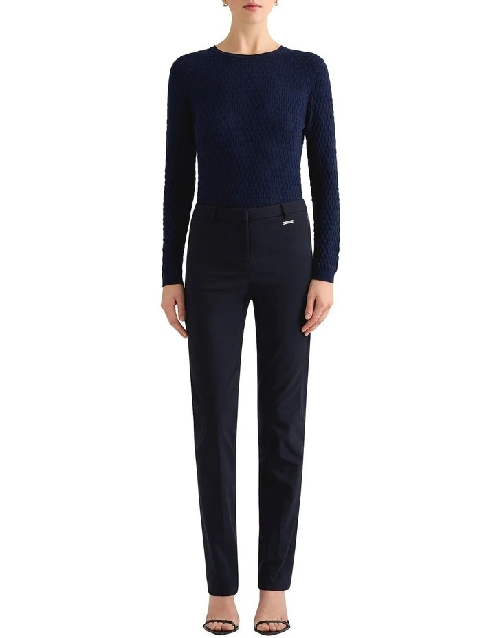Nola Wool Blend Knit in Navy image 1