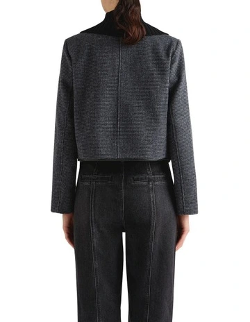 Marshall Wool Blend Jacket in Black