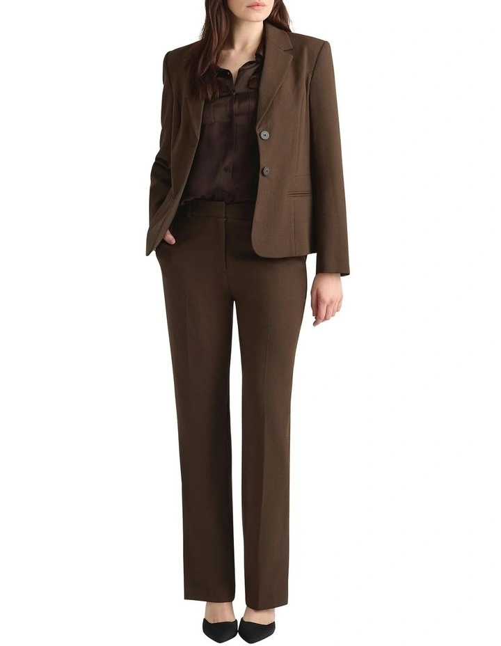 Aisla Straight Leg Pant in Hickory Melange image 1