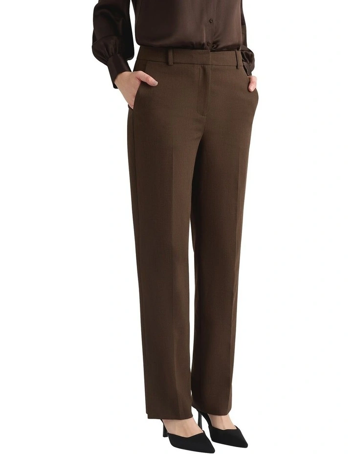 Aisla Straight Leg Pant in Hickory Melange image 3