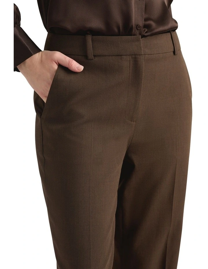 Aisla Straight Leg Pant in Hickory Melange image 4