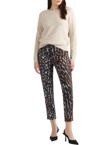 Palmer Jacquard Knit in Light Chai