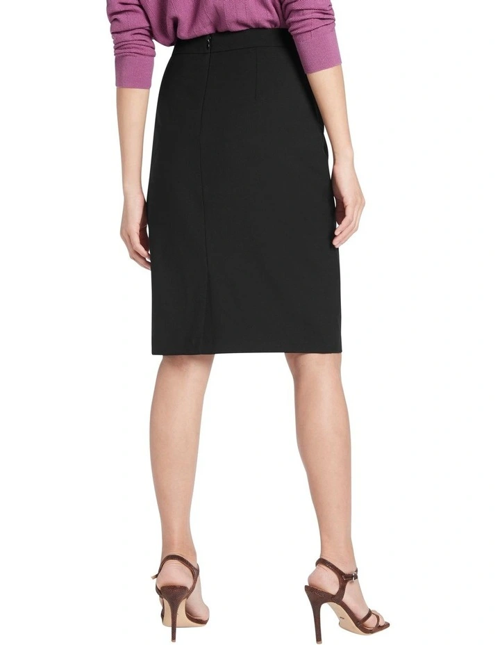 Simone Suit Skirt in Ink image 3
