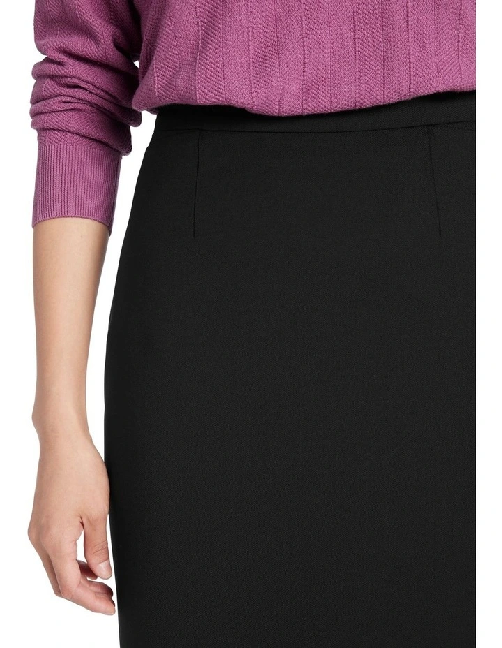 Simone Suit Skirt in Ink image 4