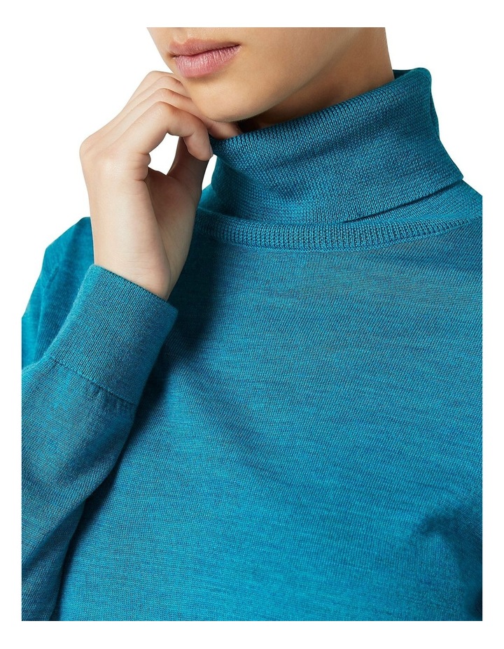 Teal roll neck Outlet