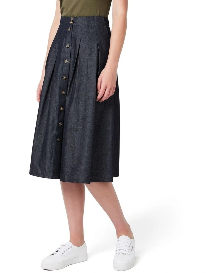 Tessa Tencel Pleated Skirt image 1