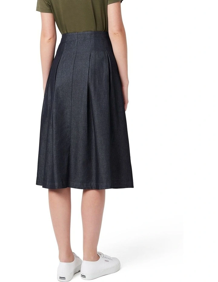 Tessa Tencel Pleated Skirt image 3